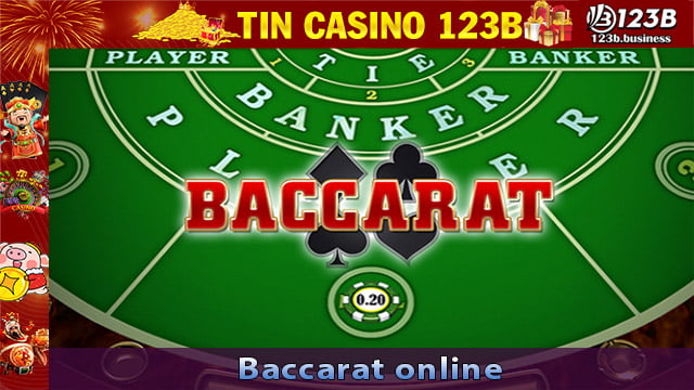 Baccarat online - Trò chơi của những người thông thái ở 123B