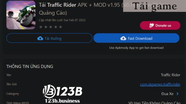 Link tải Traffic Rider bản mod và bản thường
