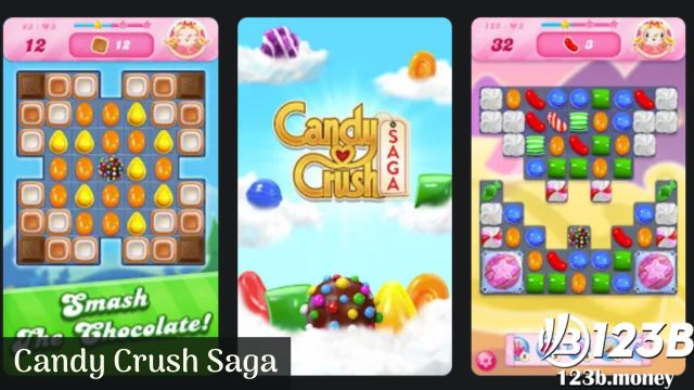 3. Top 5 game nhẹ điện thoại - Candy Crush Saga